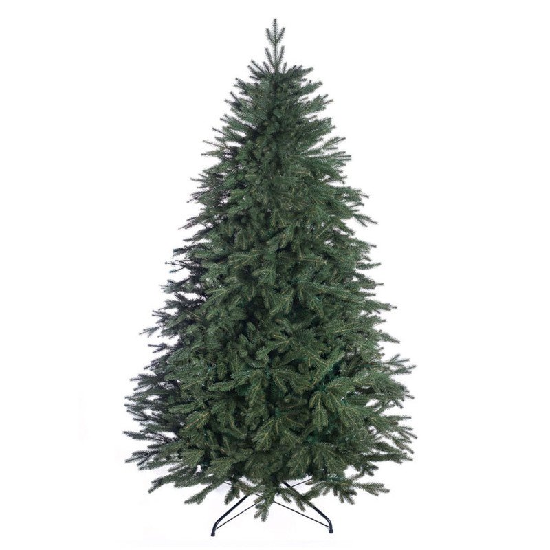 Alpine Christmas tree, All Natural dark green bushy branches with thic needles.