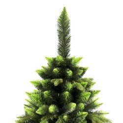 Virginia Pine christmas tree, green various colour and type needles and branches, Bushy and Thick