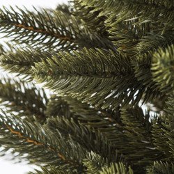 Canadian Pine Christmas tree, All Natural dark green bushy branches with thic needles.